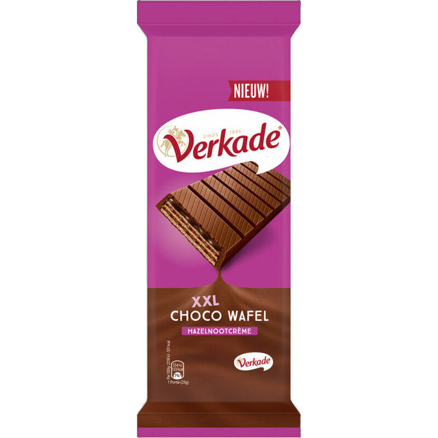 Verkade XXL choco wafel Hazelnut Cream 212g
