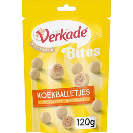 Verkade Bites koekballetjes with White Chocolate 120g