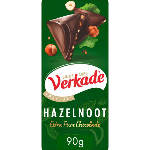 Verkade Specials Hazelnut extra Dark Chocolate 90g