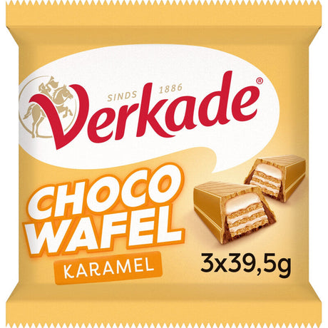 Verkade Chocolate Wafer Caramel 119g