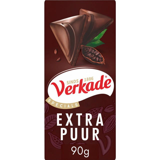 Verkade Specials extra Dark Bar Chocolate 90g