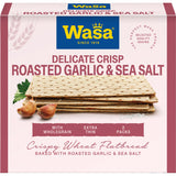 Wasa Delicate crisp roasted garlic & sea salt Crispbread 190g