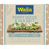 Wasa Crunchy twist poppy seeds & sea salt Crispbread 245g