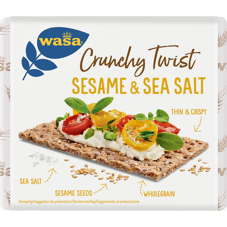 Wasa Crunchy twist Sesame & sea salt Crispbread 245g
