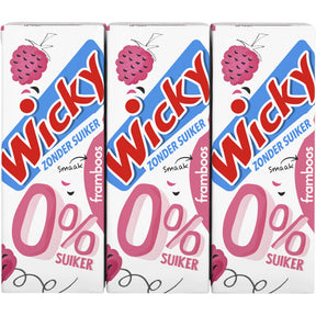 Wicky Raspberry 0% Sugar Fruit drink 6 × 200ml