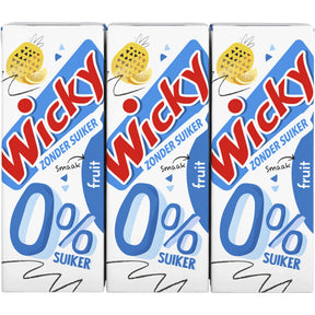 Wicky Fruit 0% Sugar 6 × 200ml