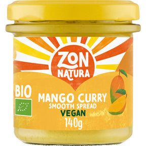 Zonnatura Mango curry smooth spread 140g