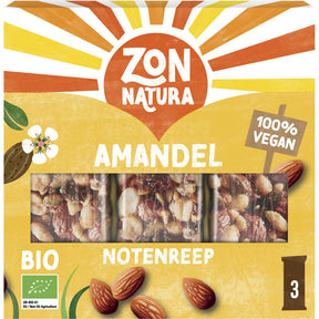 Zonnatura Almond notenreep Fruit and nut bar 75g