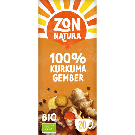 Zonnatura 100% kurkuma Ginger Herbal Infusion 20-pack 36g