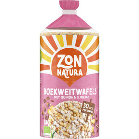 Zonnatura Boekweitwafel quinoa & Linseed Waffles 100g