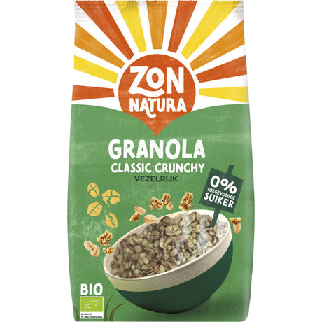 Zonnatura Granola classic crunchy vezelrijk 350g