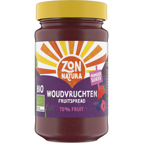 Zonnatura Forest Fruits fruitspread 75% fruit Savoury spread 250g