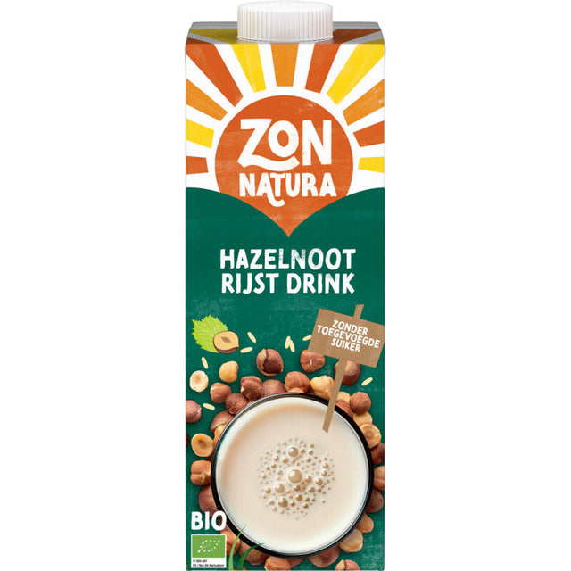 Zonnatura Hazelnut Rice drink 1l