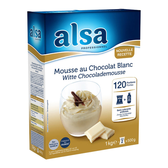 Alsa White Chocolate Mousse, 1kg