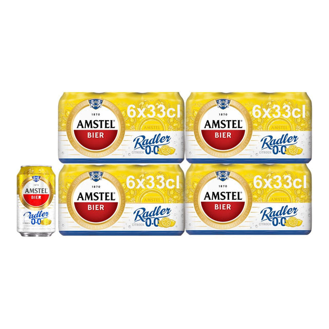 Amstel Radler 0.0% 24x330ml - Worldwide Delivery - Order Online
