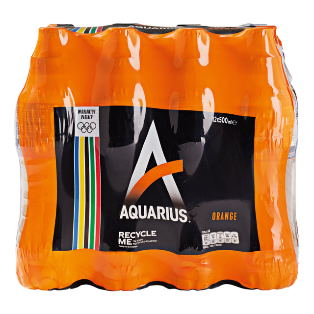 Aquarius Sport Drink Orange 12x500ml - Worldwide Delivery - Order Online