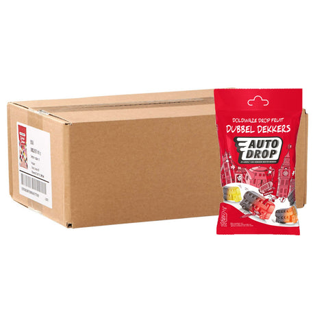 Autodrop Dubbeldekkers Fruit Gums Snack Packs 16 × 85g