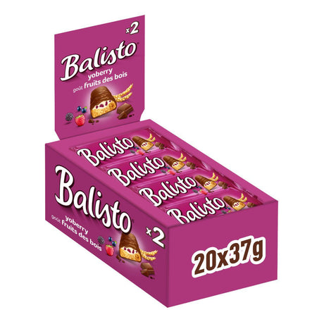 Balisto Bar Milk Chocolate With Yobryry And Forest Fruit 20x37G - Worldwide Delivery - Order Online