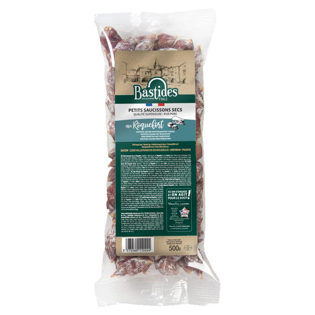 Bastides Mini Salami with Roquefort Sausage snack, 500g