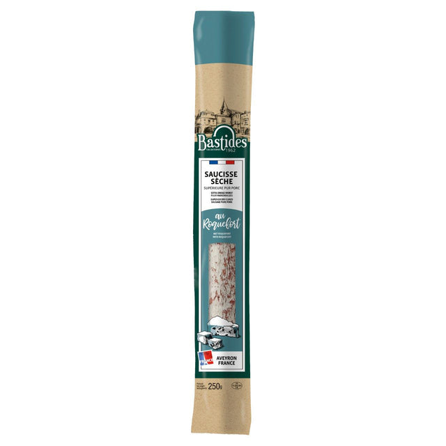 Bastides Extra Dry Sausage with Roquefort, 250g