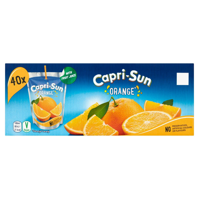 Capri-Sun Orange 40x200ml - Worldwide Delivery - Order Online