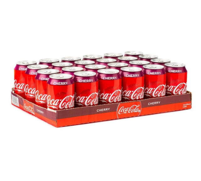 Coca-Cola Cherry 24x330ml - Worldwide Delivery - Order Online