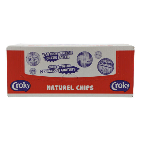 Croky Chips Natural 20x40G - Worldwide Delivery - Order Online