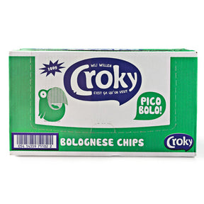 Croky Chips Bolognese, Vegetarian-Vegan-Gluten-Free-Lactose-Free 12x100G - Worldwide Delivery - Order Online