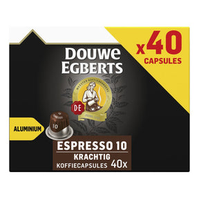 Douwe Egberts Espresso Powerful Coffee Cups, 40 × 5.2g