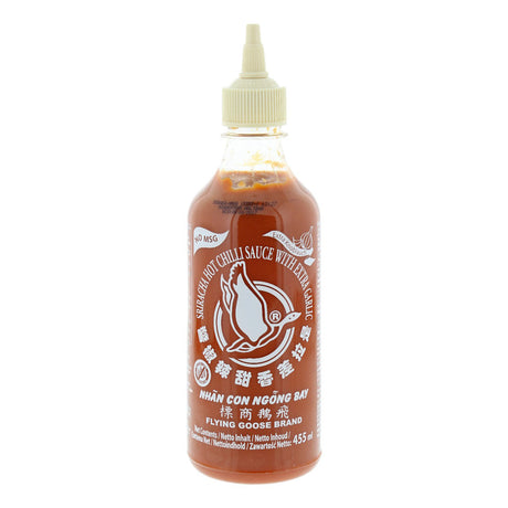 Flying Goose Chili Sauce Siracha Hot, With Extra Garlic - Worldwide Delivery - Order Online