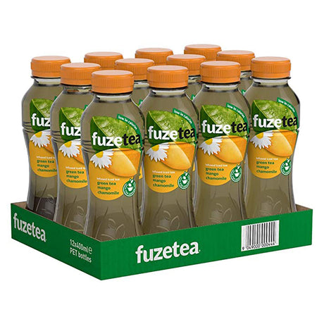Fuze Tea Green Tea Mango-Chamomile 12x400ml - Worldwide Delivery - Order Online
