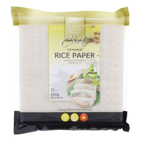 Golden Turtle Rice Paper Square, 19 Cm, 500g