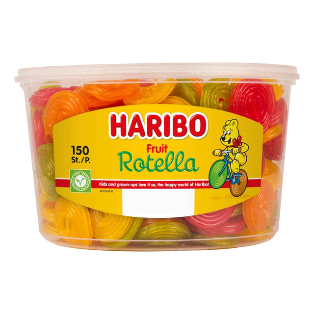 Haribo Fruit Gum Rotella Fruit - Worldwide Delivery - Order Online