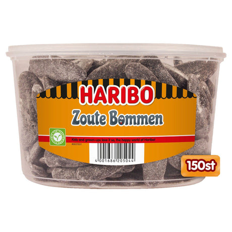 Haribo Licorice Zoute Bombs - Worldwide Delivery - Order Online