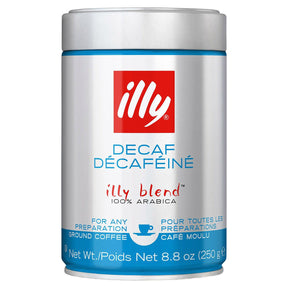 Illy Ground Coffee Decaffeinated - Worldwide Delivery - Order Online
