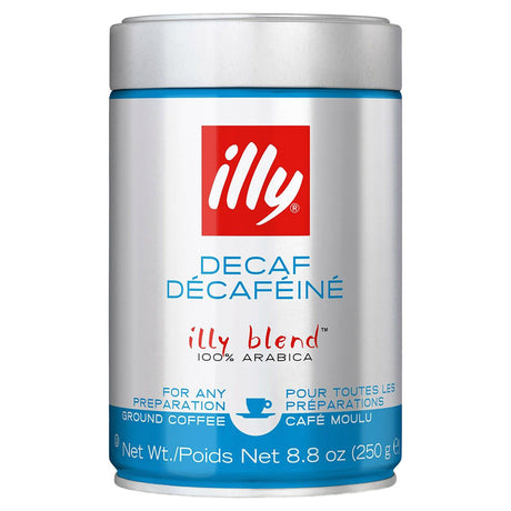 Illy Ground Coffee Decaffeinated - Worldwide Delivery - Order Online
