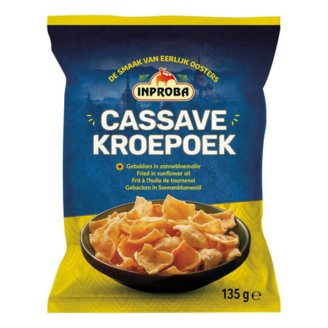 Inproba Cassava Kroepoek, Baked In Sunflower Oil - Worldwide Delivery - Order Online