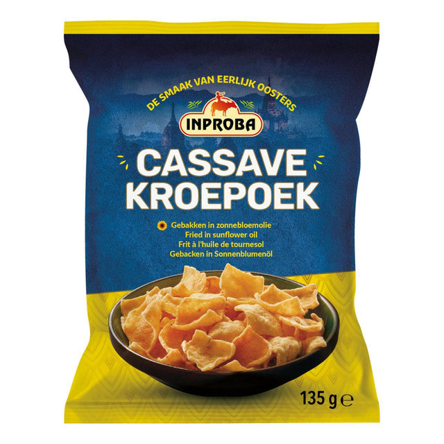 Inproba Cassava Kroepoek, Baked In Sunflower Oil - Worldwide Delivery - Order Online