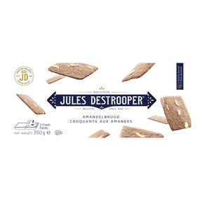Jules Destrooper Almond Thins Almond Brood 100% Natural - Worldwide Delivery - Order Online