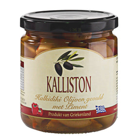 Kalliston Green Olives Halkidiki With Allspice - Worldwide Delivery - Order Online