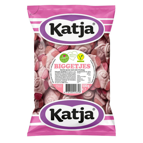 Katja Piglets Soft Gums With Fruit Juice, Vegetarian - Worldwide Delivery - Order Online