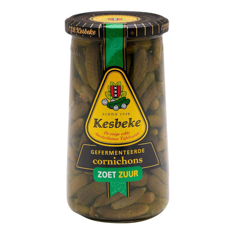 Kesbeke Cornichons Sweet And Sour - Worldwide Delivery - Order Online