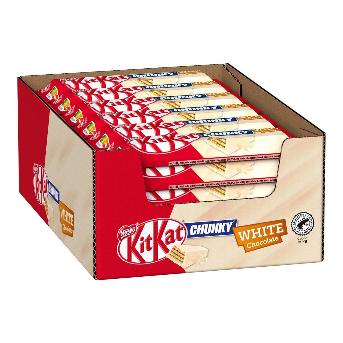 KitKat Chunky White Chocolate 24x40G - Worldwide Delivery - Order Online