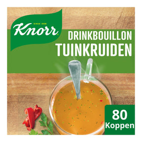 Knorr Drinking Broth Garden Herbs, Vegetarian 80-Pack - Worldwide Delivery - Order Online