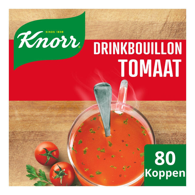 Knorr Drinking Broth Tomato, Vegetarian 80-Pack - Worldwide Delivery - Order Online