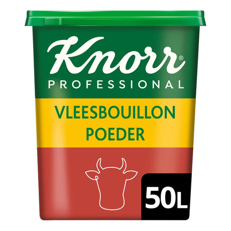 Knorr Meat Broth Powerful Taste Powder, Proceeds 50 Liters - Worldwide Delivery - Order Online