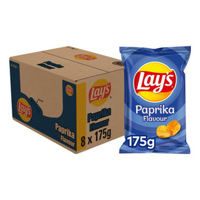 Lay's Paprika Chips 8x175G - Worldwide Delivery - Order Online