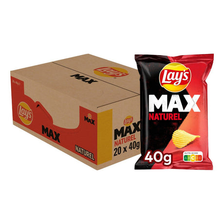 Lay's Superchips Naturel 20x45G - Worldwide Delivery - Order Online