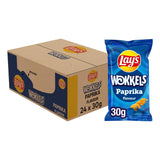 Lay's Paprika Wokels Chips 24x30G - Worldwide Delivery - Order Online