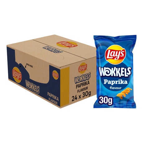 Lay's Paprika Wokels Chips 24x30G - Worldwide Delivery - Order Online